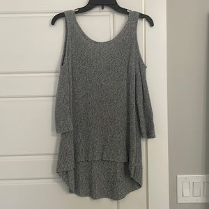 Express hi-lo sweater